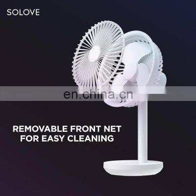 Xiaomi Desktop Fan 60 Degree Shaking Head Height Wind Speed Adjustable 4000mAh Type-C Chargeable Light Portable Fan SOLOVE Make photo-3