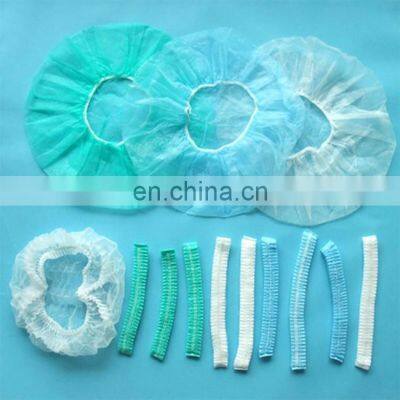 Factory Wholesale No-woven Disposable Round Cap Non-woven Surgical Cap Disposable Bouffant Cap Head Cover