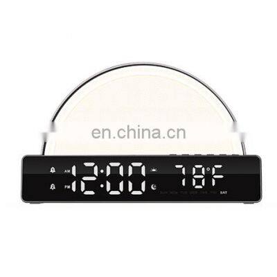 Factory Supply Welcome To Customize Sunrise Baby Musical Wake Up Light Alarm Clock With Radio photo-4