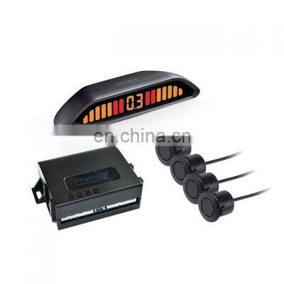 Super Wide Angle 58Khz Car Parking aid System LED Reversing Radar With 4 Sensors Car Parking Sensor