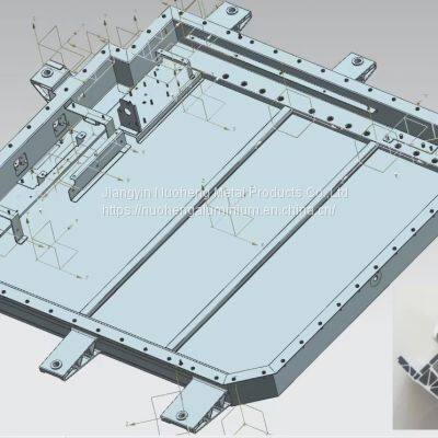 New Energy Vehicle Welding Battery Housing Tray Aluminium Profile photo-2
