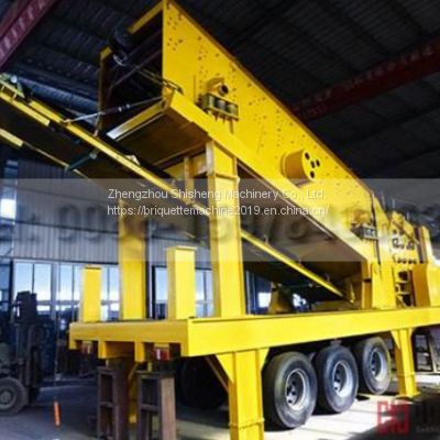 Hydropower Engineering Field Mobile Crushing And Screening Plant Building Aggregate