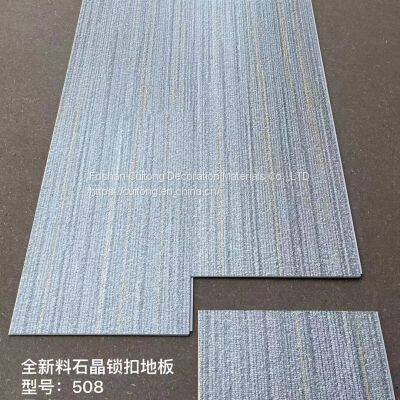 Grey Cement Grain SPC Floor Industry to do Old Clip Plastic Floor Imitation Grinding Stone Marble Plastic Floor 4.5mm
