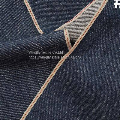 12.5oz 100% Cotton Selvedge Denim Fabric For Jeans 30/31