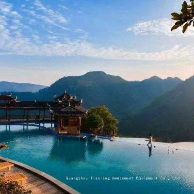 Transparent Borderless Swimming Pool, Large Outdoor Swimming Pool, Constant Temperature Borderless Swimming Pool Planning, Design, and Construction, photo-2