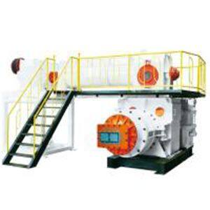 Brick Production Line Double Stage Vacuum Extruder For Efficient Mud Column Extrusion