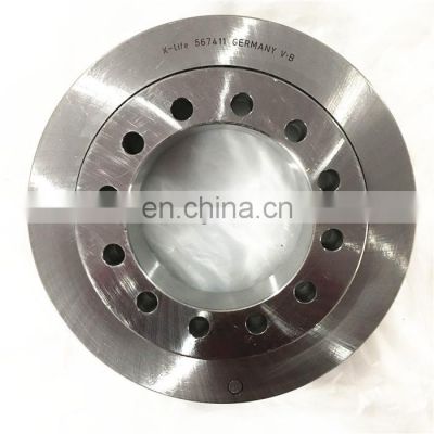 Hot sales Cross Roller Bearing 567411 size 120x260x58mm slewing bearing 567411 with high quality