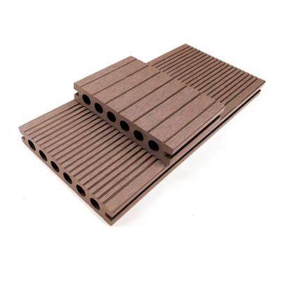 Good Quality Engineered Outdoor Decorative 3d Embossing Wpc Decking Wood Plastic Composite Flooring photo-2