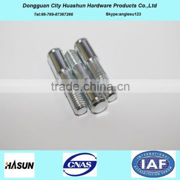 Stainless Steel Thread Pins, Straight Knurled Shaft