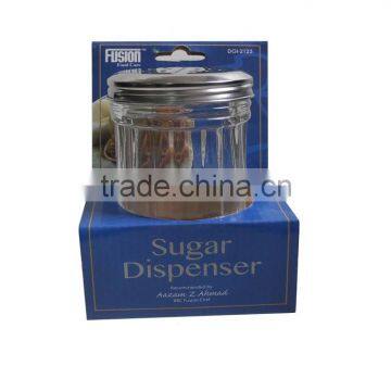 Hot selling glass powder sugar dispenser wholesale