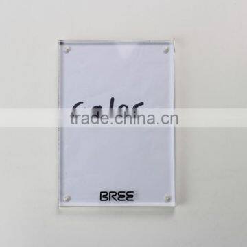 Acrylic Price Tag Holder Stand Clear Acrylic Photo Frame Sign Holder RSH005 photo-3