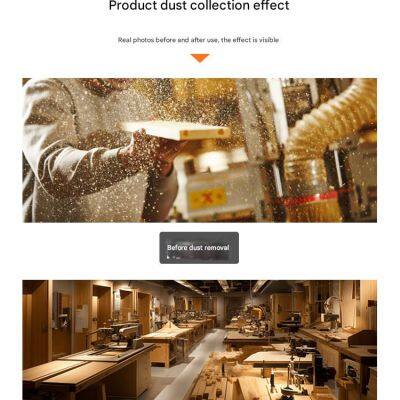 Bag Duster 750W Portable Industrial Dust Collector Cyclone Vacuum Cleaner for Woodworking photo-4