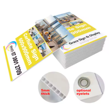 Versatile 5mm PP Corrugated Sign Panels – For Indoor & Outdoor Use photo-3