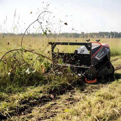 Vigorun Remote Control Forest Mulcher 18KW 764CC 1000mm Width Rubber Track Crawler Brush Cutter for Land Clearing