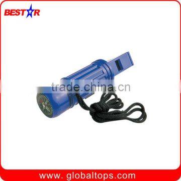 ABS Plastic Mini Compass with Whistle