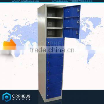 Fashion design free standing cabinet steel charger lockers public cell phone charging station