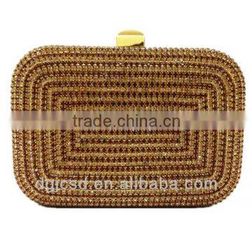 Crystal mesh evening bags,fashion clutch bags