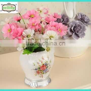 20cm 7branch 21 heads silk artificial daisy flowers