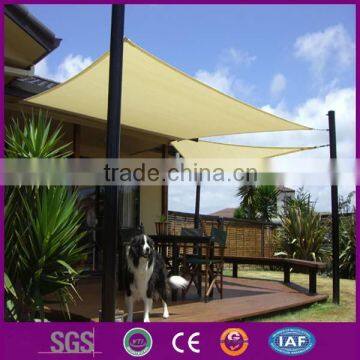 HDPE Garden sun shade sail- versatile patio sun shade sail with UV 16*16*16 squire leader manufacturer