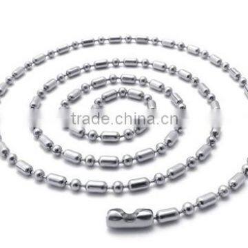 Beaded Necklaces Type Stainless Steel Jewelry Main Material Bead Necklace photo-3