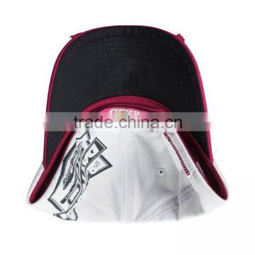 Wholesale 100% Cotton Pink Hat 6 Panel Curved Bill Stone Washed Trucker Cap photo-5