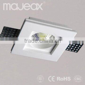 indoor gypsum plaster halogen decoration downlight with Gx5.3