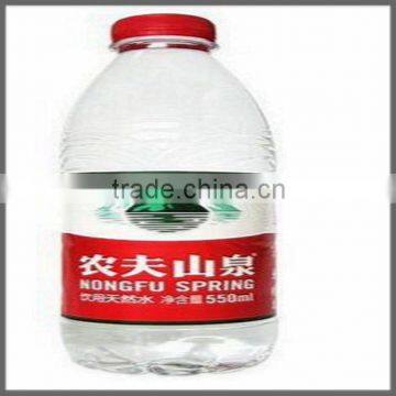 Mineral water label