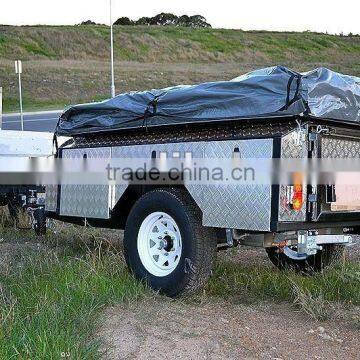 soft floor family camping camper trailer