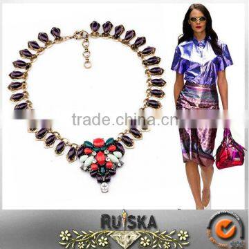 Colorful Resin Beads Charms Vintage Necklaces