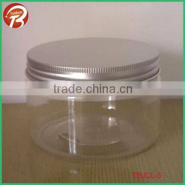 260ml Cosmetic pet jar with metal lid TBJCL-5