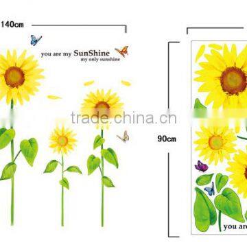 Butterfly Grass Flower Stickers Removable Diy Vinyl Quote Wall Sticker Poster Home Decoration photo-4