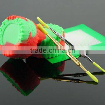 Cheap Price High Quality Silicone Dab Oil Container Oil Barrel Drum Jar Tire Shaped Silicone Container photo-6