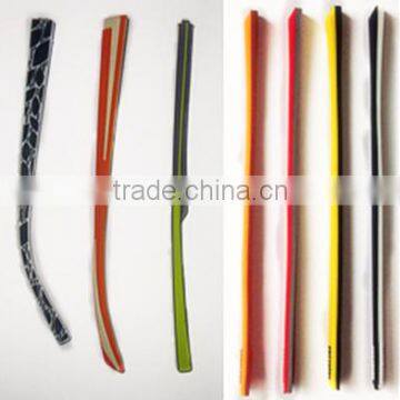 Leg of Glasses Skid Resistance Antiskid Silicone Double-deck Double Layer Glasses Frame photo-3