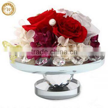 High quality stylish flower crystal decoration