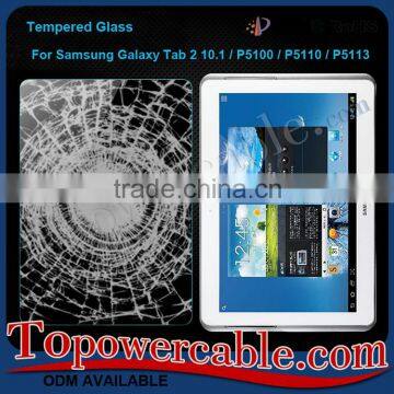 Tempered Glass Film Screen Protector For Samsung Galaxy Tab 2 10.1,P5100,P5110,P5113