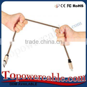 Braided Fabric Fast Charging USB 3.1 Type C Charging Braided Data Cable photo-5