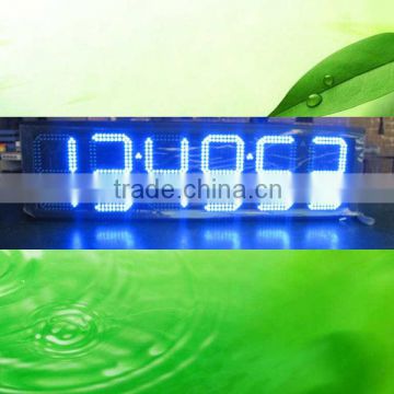 10 inch Outdoor Blue RF Remote Control Portable Led Countdown Timer