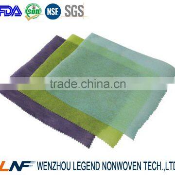 Spring Green 100% Polyester Non Woven Fabric Rolls Fresh Flower Wrapping Paper photo-2