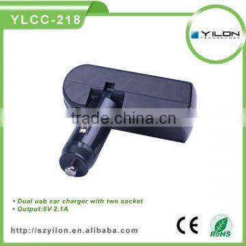 High efficiency universal portable car cigarette lighter socket charger