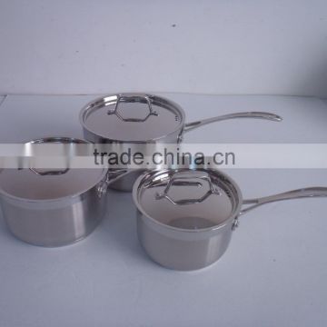 Home Essential 18/8 Stainless Steel Saucepan for Promotion Suitable for Wholesale/Retailer