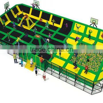 2016 Guangzhou Most Famous Manufacturer Indoor Trampoline Playground photo-2