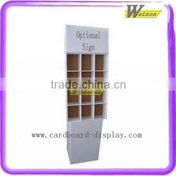 Promotion Compartment Paper Floor Supermarket Display Stand photo-1