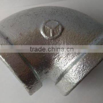 Galvanized cast iron pipe fittings 90 pipe elbow