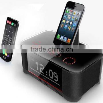 2015 portable wireless mini bluetooth speaker with Charging dock for iphone 5/6 / Samsung