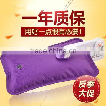 pillow shape hot water bottles/anti-explosin electric hot water bag/ 2016 new design,hot pocket ,KC CE ROHS approval