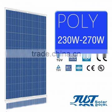 poly panel solar 230-270w for for home flexible solar panel solar energy