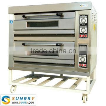 Pizza Oven Lava Stone Front Stainless Steel Pizza Oven Lava Stone 2 Decks 4 Trays Pizza Oven Stone For CE (SY-DV24P SUNRRY)                        
                                                Quality Choice