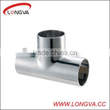 Sanitary equal stainless steel pipe fitting tee