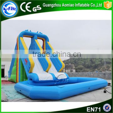 Popular in summer inflatable water park, water slide inflatable with discount