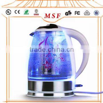 Glass color changing Electric Kettle with filter